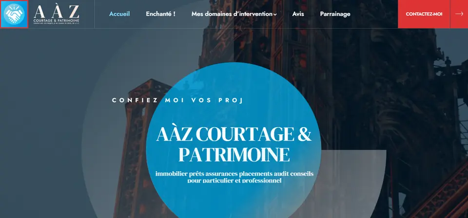 Capture du site AAZ Courtage