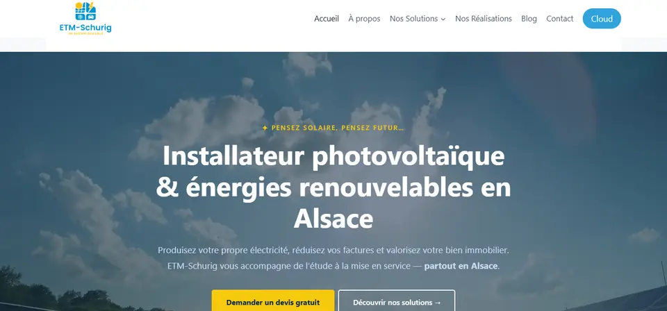 Capture du site ETM Schurig