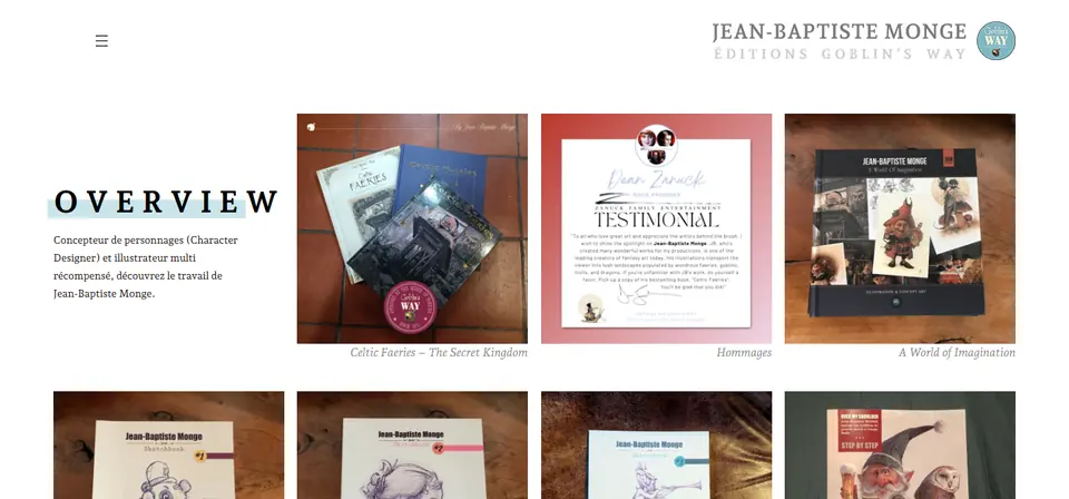 Capture du site Jean-Baptiste Monge