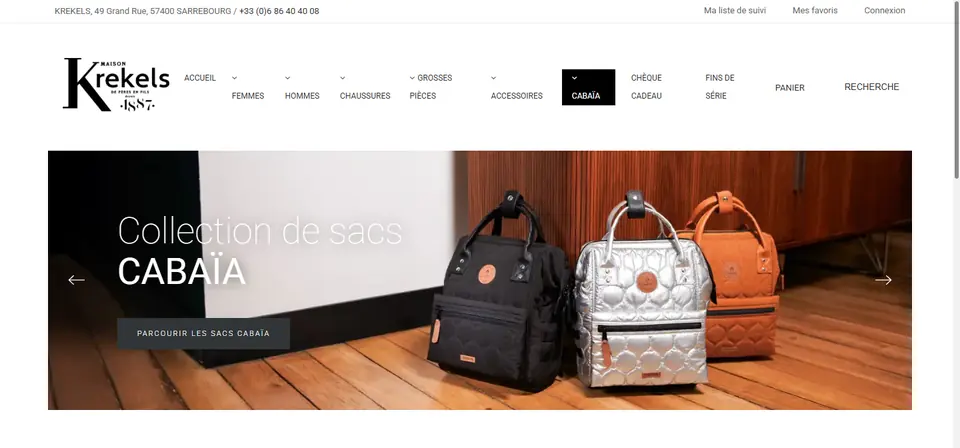 Capture du site Krekels